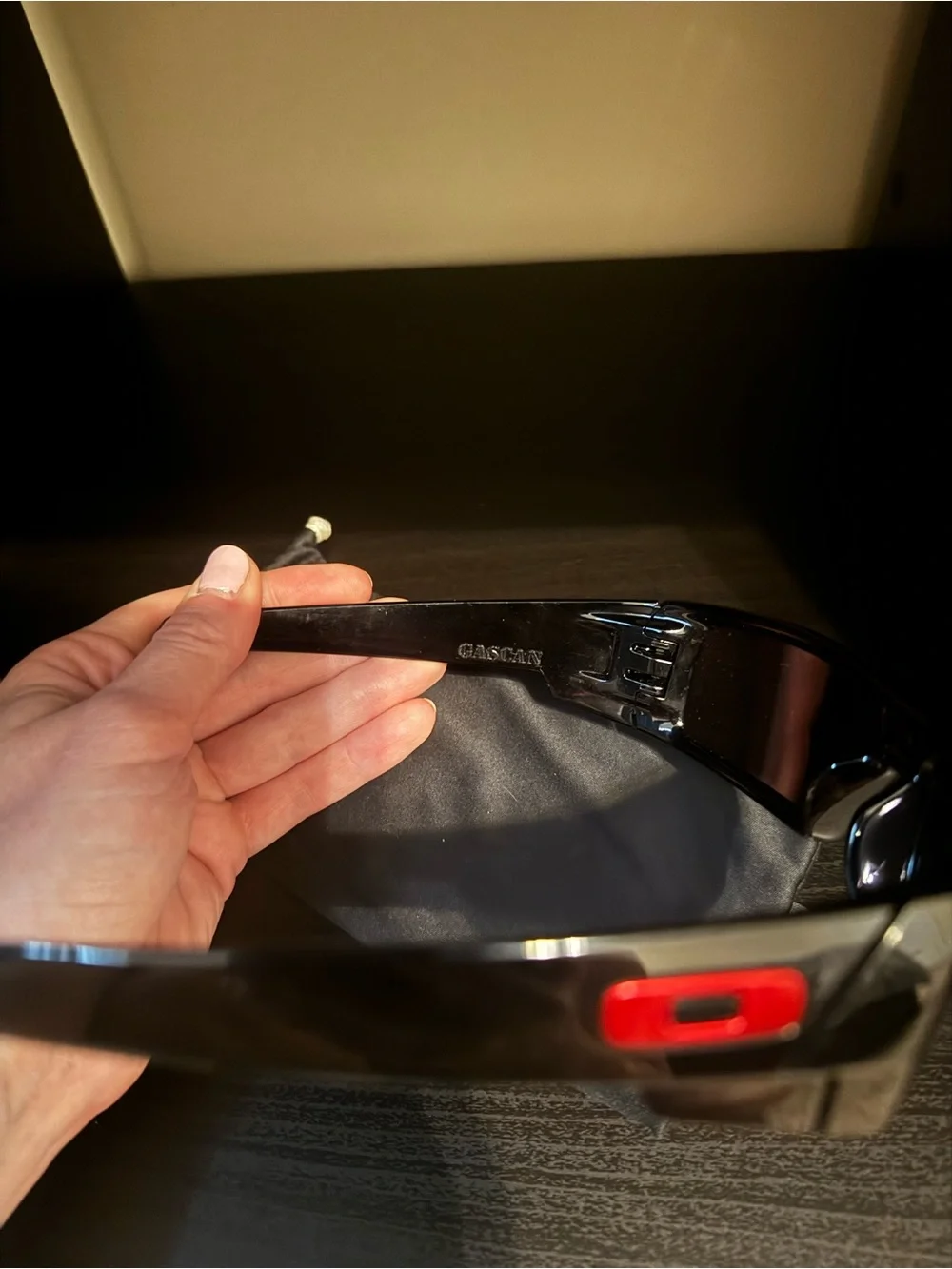 Oakley Gascan Black Sunglasses w/ Black Iridium Lenses + Vera Bradley Case